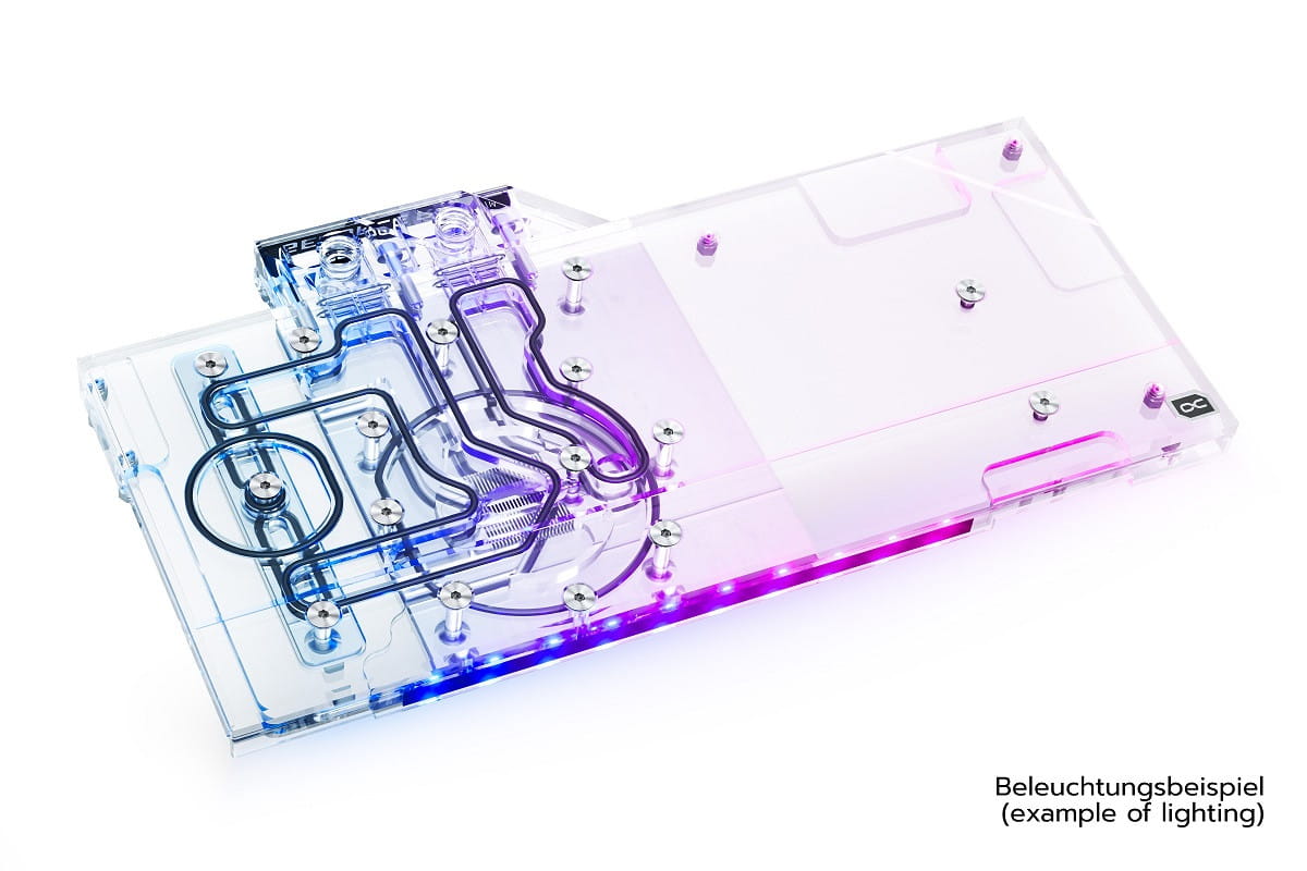 Alphacool Eisblock Aurora Acryl GPX-N Geforce RTX 3070 FTW3 Ultra with Backplate