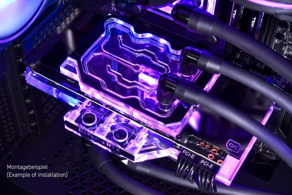 Alphacool Eisblock Aurora GPX-N Acryl Active Backplate 3080/3090 Suprim X