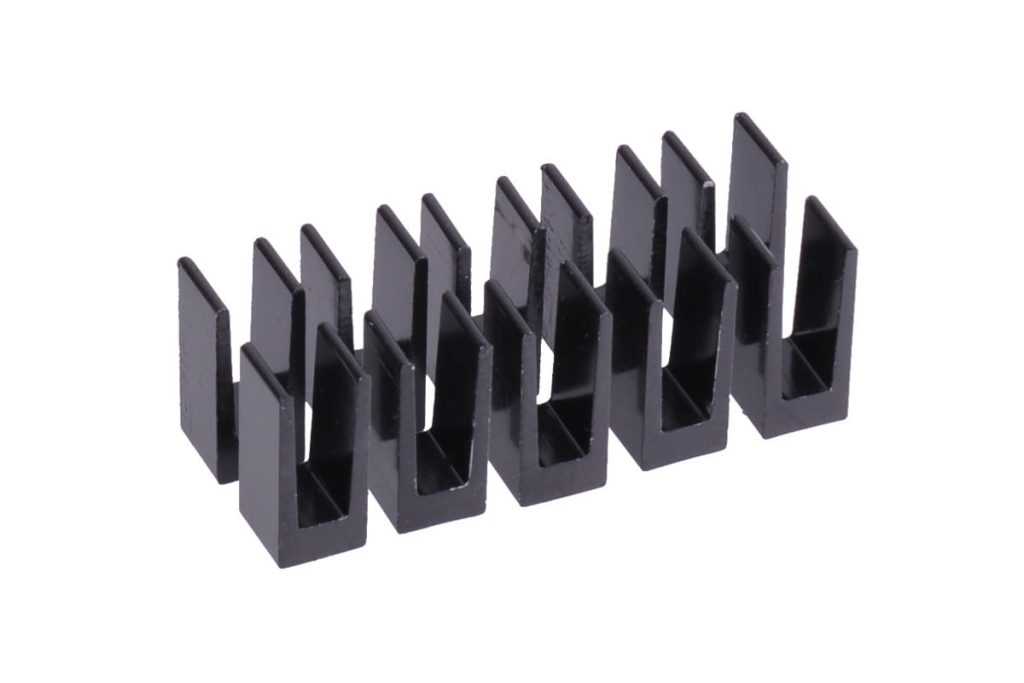 Alphacool GPU Heatsinks RAM Alu 7x7mm - Black 10 Pack.