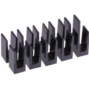 Alphacool GPU Heatsinks RAM Alu 7x7mm - Black 10 Pack.