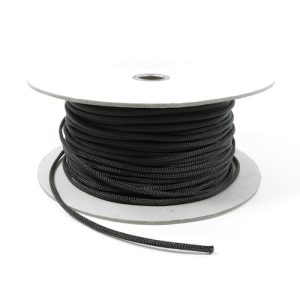 10mm Cable Modders U-HD Braid Sleeving - Jet Black, 1m : image 1