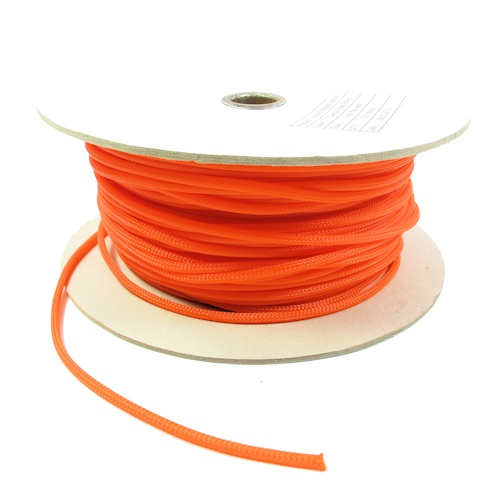 2.5mm Cable Modders U-HD Braid Sleeving – Orange, 1m
