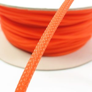 2.5mm Cable Modders U-HD Braid Sleeving - Orange, 1m