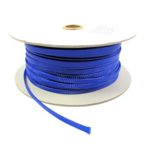 10mm Cable Modders U-HD Braid Sleeving - UV Blue, 1m : image 1