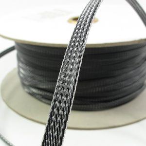 8mm Cable Modders U-HD Braid Sleeving - Carbon Fiber, 1m : image 2