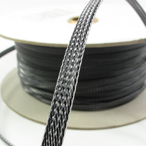8mm Cable Modders U-HD Braid Sleeving - Carbon Fiber, 1m : image 2