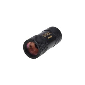 Alphacool One Way Valve G1/4 Male to G1/4 Male - Deep Black