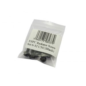 XSPC Radiator Screw Set 6-32 UNC (Black)