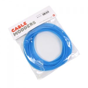 Aqua Blue Cable Modders U-HD Retail Pack Braid Sleeving - 2.5mm x 5 meters : image 1