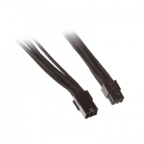 Silverstone 6-pin PCIe to 6-pin PCIe extension – black 250mm