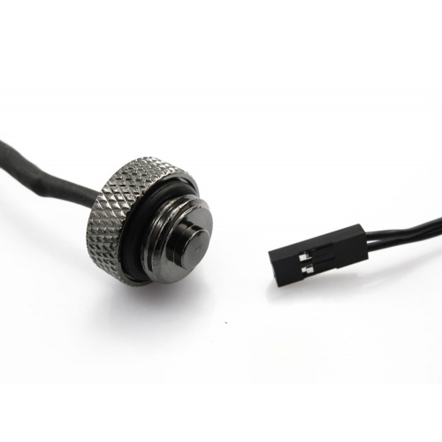 XSPC G1/4 Plug with 10k Sensor (Black Chrome)
