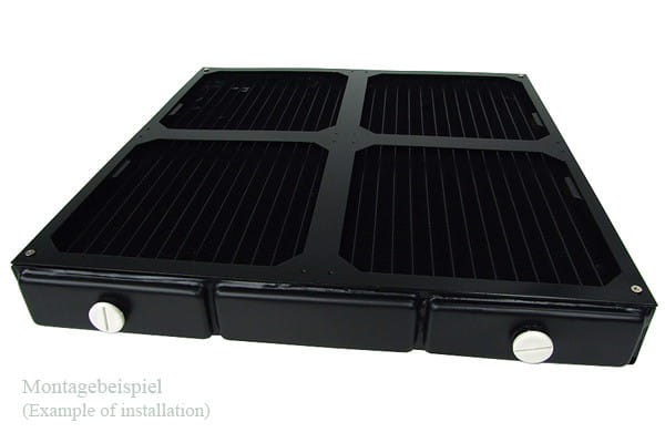 Phobya Nova fan grill 4x180mm for 1080 Radiator - black