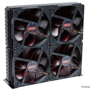 Phobya Nova fan grill 4x180mm for 1080 Radiator - black