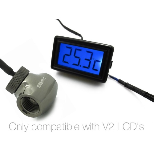 XSPC G1/4 Inline 10k Sensor (Black Chrome)