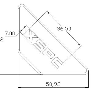 XSPC Bottom Corner Badge (Red)