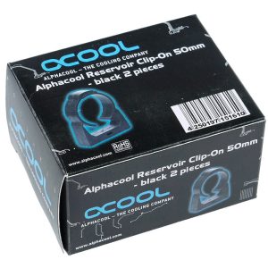 Alphacool Reservoir Clip-On 50mm - Black 2 pieces : image 3
