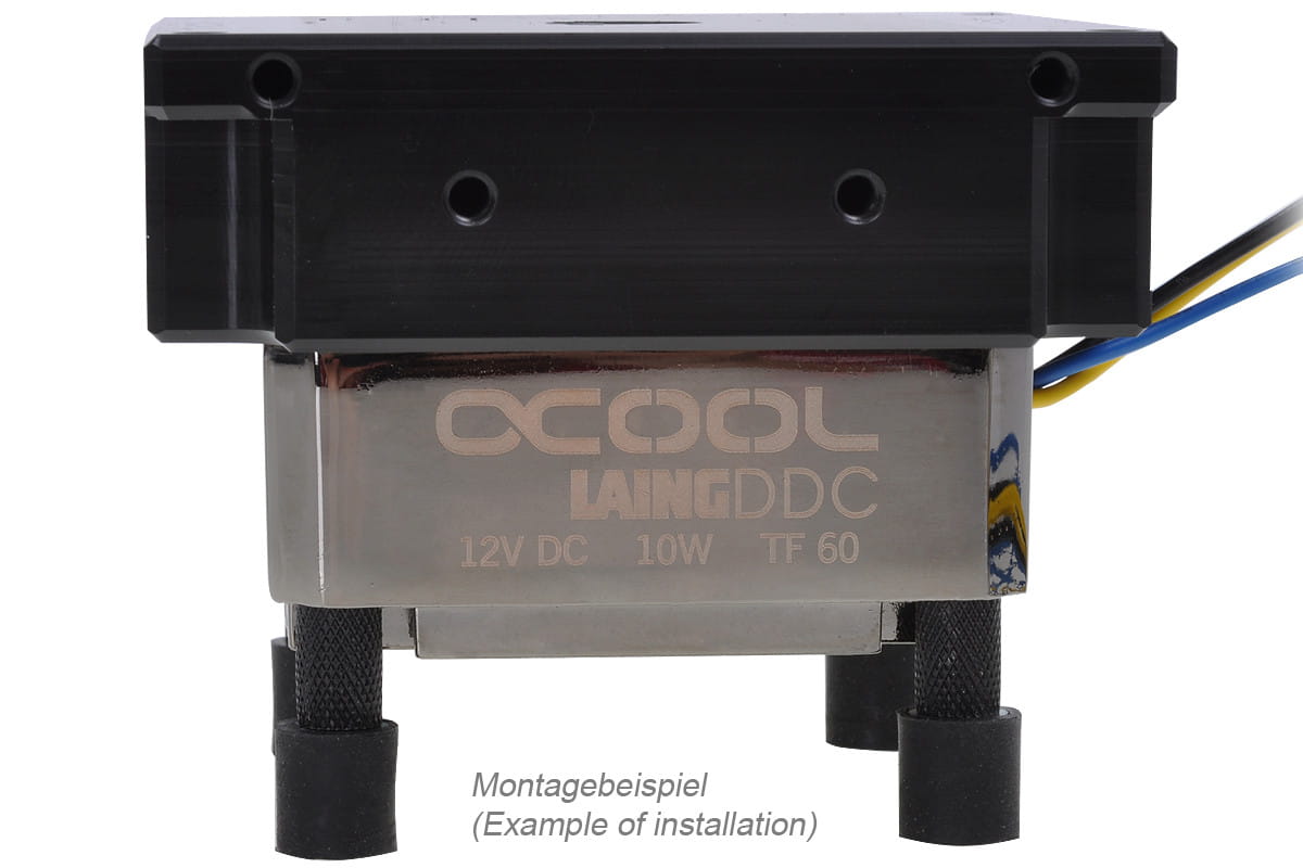 Alphacool Laing DDC metal bottom - Black Nickel : image 5