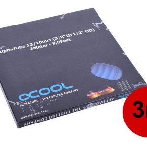 Alphacool tub AlphaTube HF 13/10 (3/8ID) - UV blue 3m (9,8ft) Retailbox