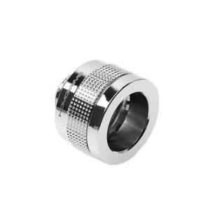 BarrowCH G1/4 - 14mm OD Wolverine Super Anti Off Hard Tube Push Fitting - Shiny Silver