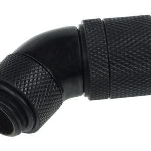 Alphacool 13/10 Compression Fitting 45degree Rotary G1/4 - Deep Black