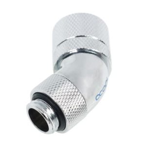 Alphacool HF 13/10 Compression Fitting 45degree Rotary G1/4 - Chrome