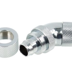 Alphacool HF 13/10 Compression Fitting 45degree Rotary G1/4 - Chrome