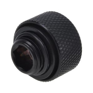 Alphacool HT 13mm HardTube Compression Fitting G1/4 for rigid tubes - knurled - Deep Black : image 2
