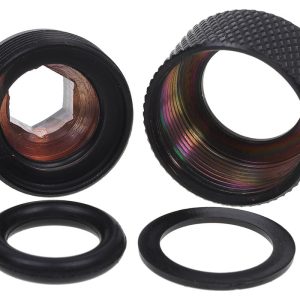 Alphacool HT 13mm HardTube Compression Fitting G1/4 for rigid tubes - knurled - Deep Black : image 3