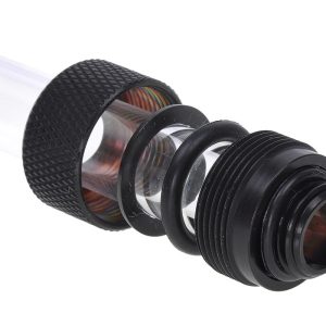 Alphacool HT 13mm HardTube Compression Fitting G1/4 for rigid tubes - knurled - Deep Black : image 4