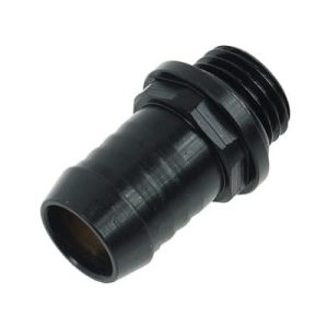 Alphacool 13mm (1/2inch) barbed fitting G1/4 Fatboy - Deep Black