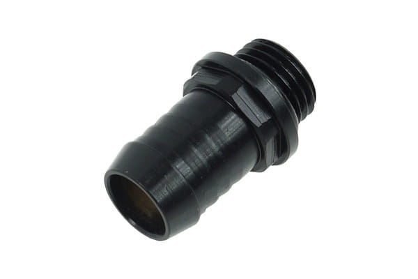Alphacool 13mm (1/2inch) barbed fitting G1/4 Fatboy – Deep Black