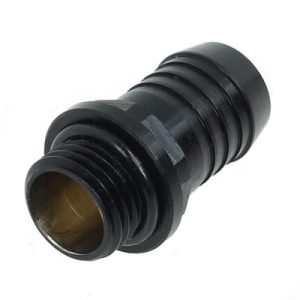 Alphacool 13mm (1/2inch) barbed fitting G1/4 Fatboy - Deep Black