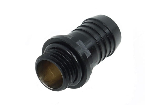 Alphacool 13mm (1/2inch) barbed fitting G1/4 Fatboy - Deep Black