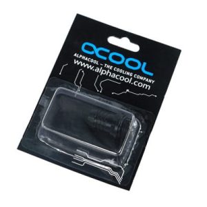 Alphacool 13mm (1/2inch) barbed fitting G1/4 Fatboy - Deep Black