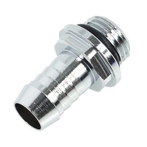 Alphacool 10mm (3/8inch) barbed fitting G1/4 Fatboy - Chrome