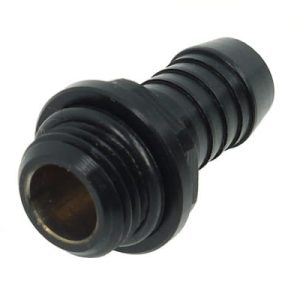 Alphacool 10mm (3/8inch) barbed fitting G1/4 Fatboy - Deep Black