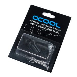Alphacool 10mm (3/8inch) barbed fitting G1/4 Fatboy - Deep Black