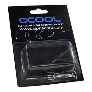 Alphacool Y-connector 45degree - G1/4 Rotary - 2x Female- 1x Male - Deep Black