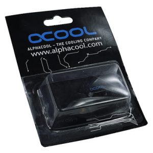 Alphacool L-connector 90degree - G1/4 Rotary - 2x Male - Deep Black