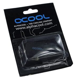 Alphacool T-Piece Tee Connection Terminal G1/4 Male - Deep Black