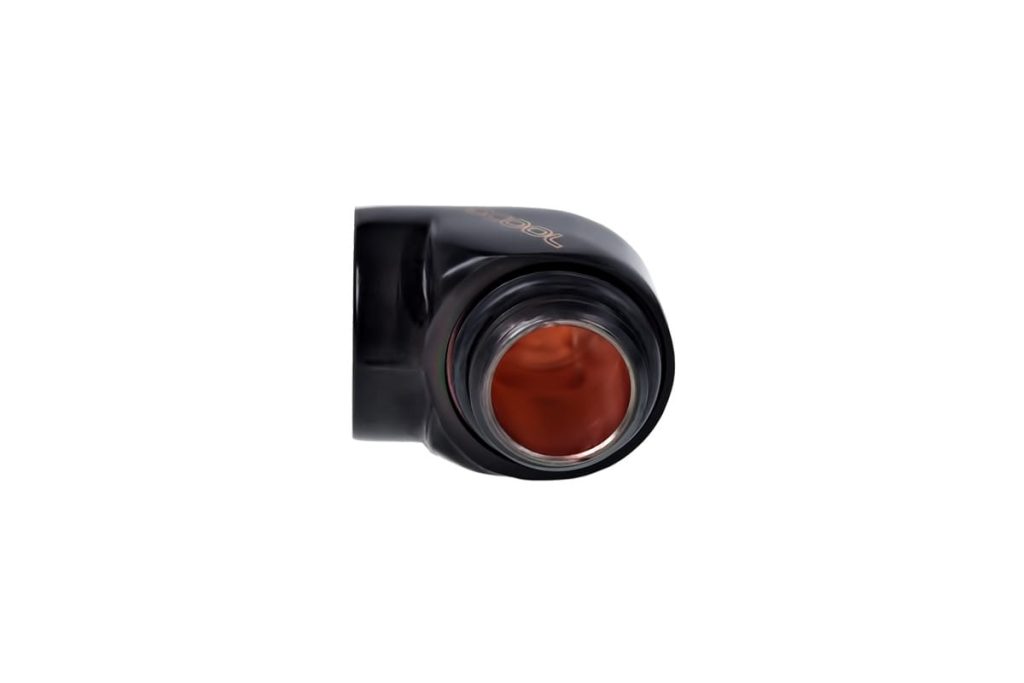 Alphacool L-connector G1/4 Male to G1/4 Female - Deep Black