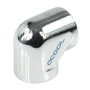 Alphacool L-connector G1/4 Male to G1/4 Female - Chrome