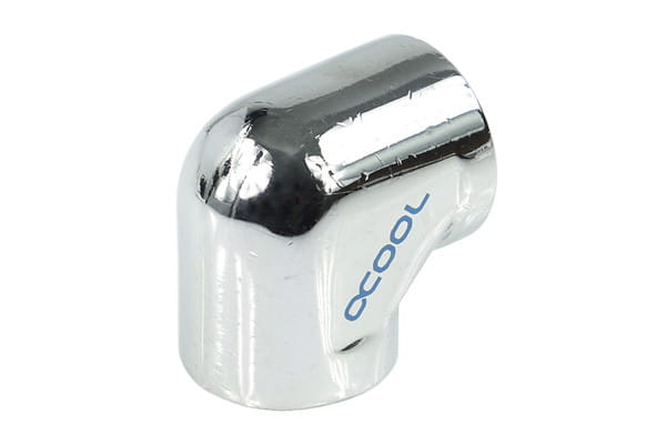 Alphacool L-connector G1/4 Male to G1/4 Female - Chrome