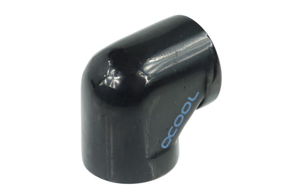 Alphacool L-connector G1/4 Male to G1/4 Female - Deep Black