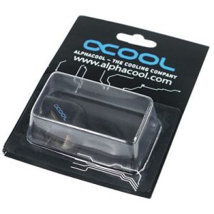 Alphacool L-connector G1/4 Male to G1/4 Female - Deep Black