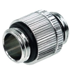 Alphacool 35mm Rotary Extender G1/4 Male to G1/4 Male - Chrome