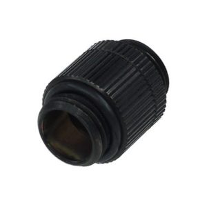 Alphacool 22mm Rotary Extender G1/4 Male to G1/4 Male - Deep Black : image 1