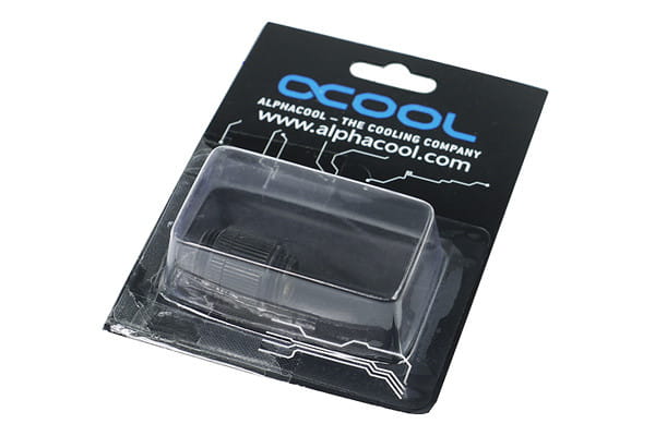 Alphacool 22mm Rotary Extender G1/4 Male to G1/4 Male - Deep Black : image 2