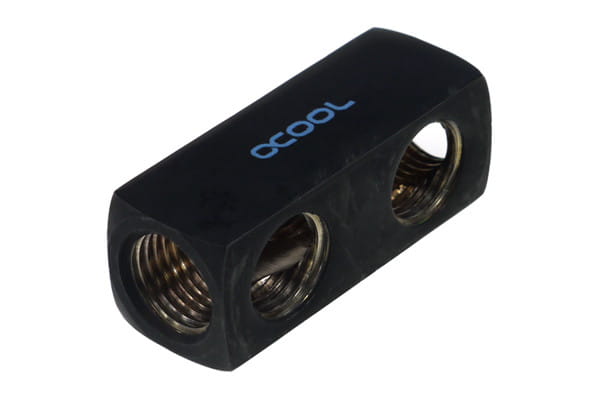 Alphacool 5-way G1/4 Male Connection Terminal – Deep Black