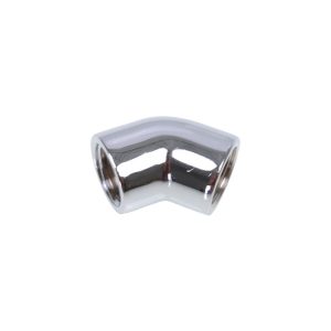 Alphacool L-connector 45degree G1/4 Male to G1/4 Male - Chrome : image 1